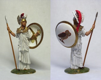 Minerva, la diosa de la sabiduría / Figura de estaño de 54 mm