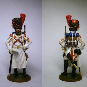Pionier, Grenadiere der Niederländischen Garde, Frankreich 1812 / Zinnfigur 54mm