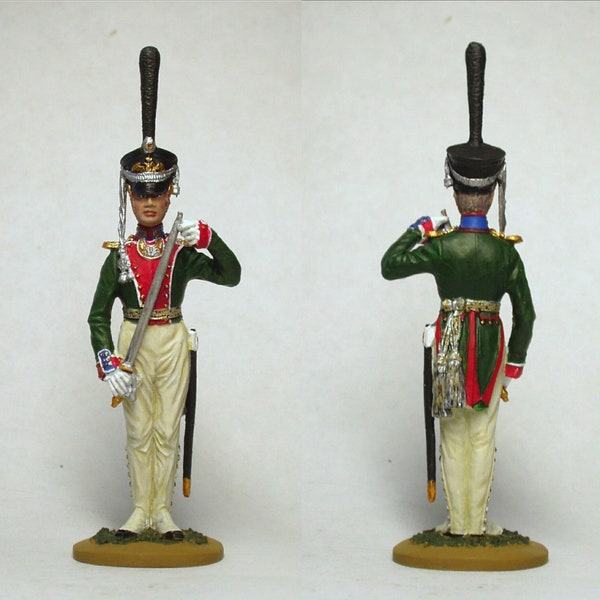 Officier of the life-guard Semyonovsky regiment, Russia 1817-1820 / Tin figure 54mm