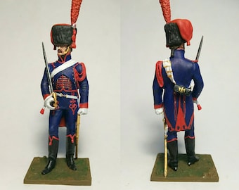 Horse artilleryman of the Guard, France 1807 / Tin figure 54mm