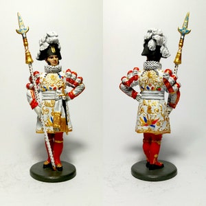 Garde de la Manche, Gardes-du-Corps du Roi, Francia 1816 (Guardia (Guardia Escocesa) de los Royal Life Guards) / Figura de hojalata 54mm