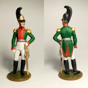 Oberst des Leibgarde-Dragoner-Regiments, Russland 1812 / Zinnfigur 54mm