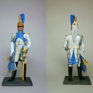 Figurine Collection 54 Mm - Porte-étendard Sumérien En étain Peint - Échelle 1:32 - Alive History Miniatures