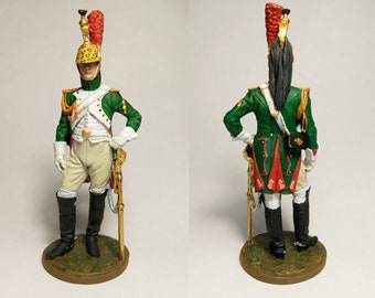Dragoon of the guard, France 1812 / Tin figure 54mm