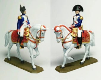 Figura de estaño del emperador Napoleón I, 54 mm