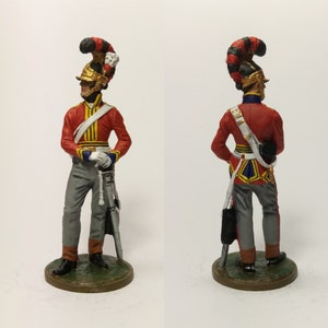 イギリス陸軍。第3（国王直属）竜騎兵連隊二等兵。1812年。ブリキ製