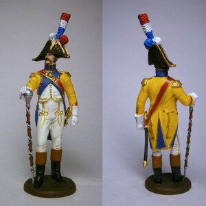 Tambourmajor des 67. Regiments, Frankreich 1809. / Zinnfigur 54mm