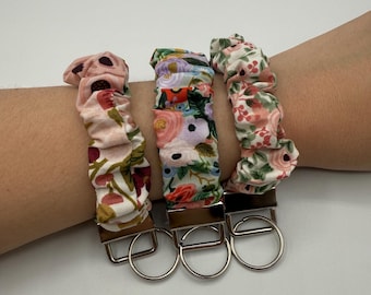 Floral Scrunchie Wristlet Keychain | Riffle Paper Style