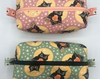 Owl Zippy Bag: Halloween Makeup & Pencil Bag