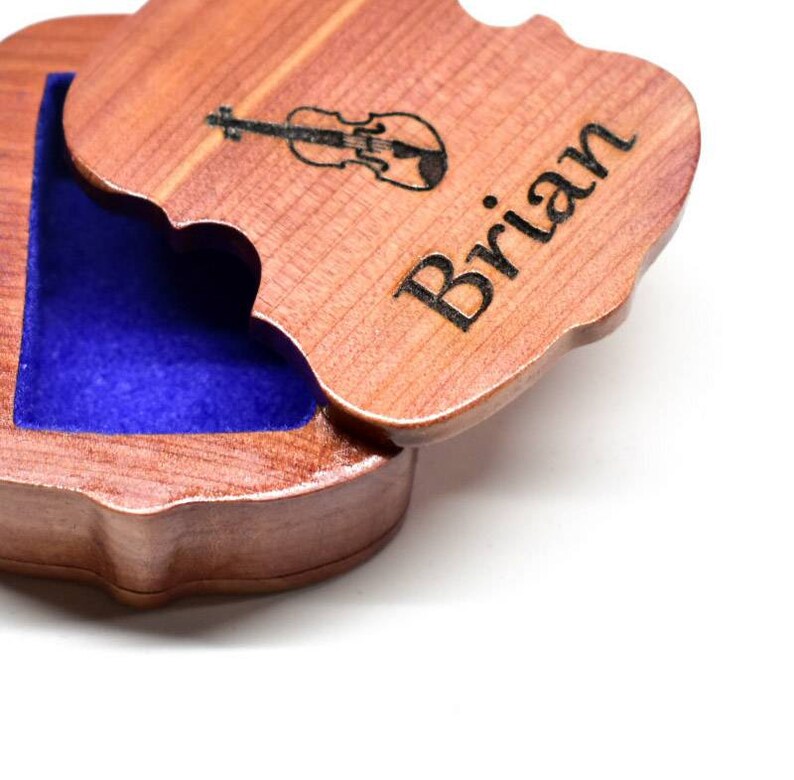 Violin Rosin Box Violin Player Gift Violin Ring Box Violin Etsy