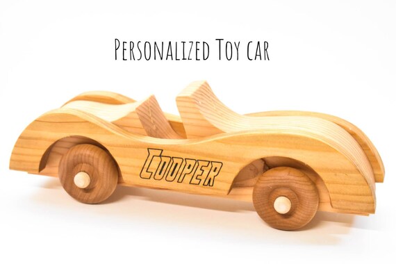 wooden toy car