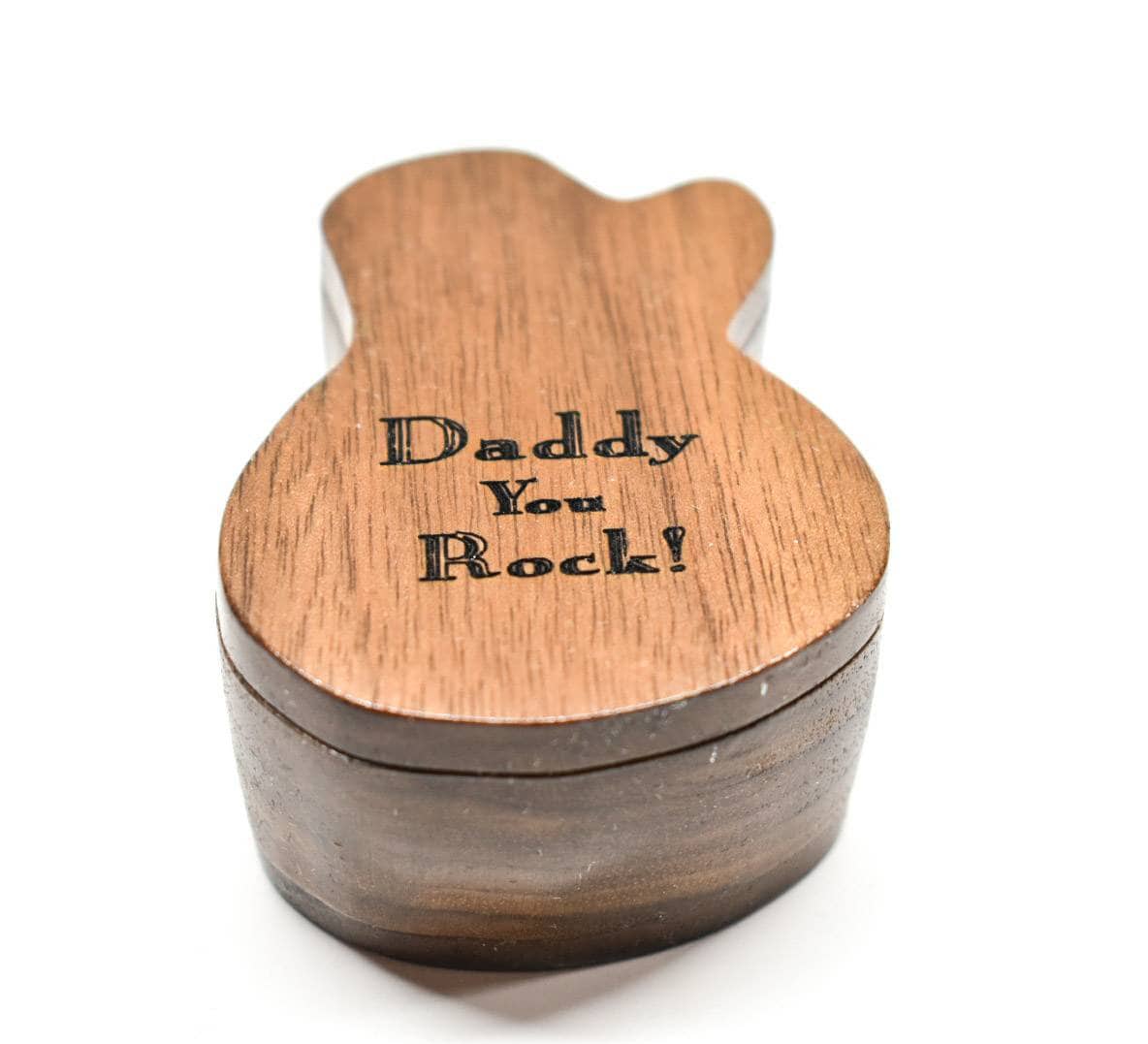 Wooden Guitar Pick Box electric guitar box guitar lover Etsy