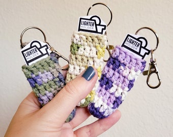 Lighter Holder *Keychain* | 30 COLORS! 100% Cotton