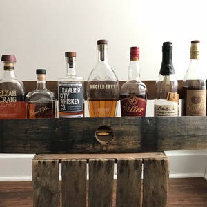 Bourbon/Whiskey Barrel Shelf with The Bung image 2