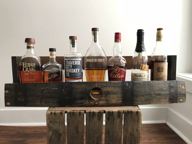 Bourbon/Whiskey Barrel Shelf with The Bung image 2