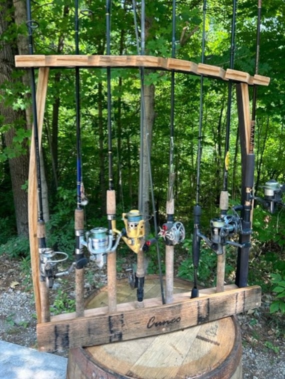 Personalized Fishing Rod Holder 