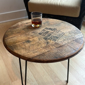 Bourbon Barrel Side Table