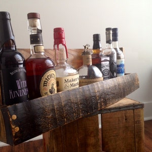 Bourbon/Whiskey Barrel Stave Shelf image 3