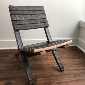 Bourbon/Whiskey Barrel Patio Chair