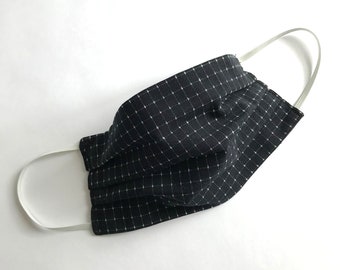 Adult Face Mask: Reusable, washable & reversible 2-layer protective cotton face mask w/ elastic. Shipping Daily!