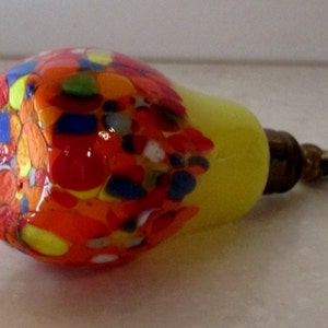 Art Deco Bohemian/Czech Spatter Perfume Bottle/Otomizer