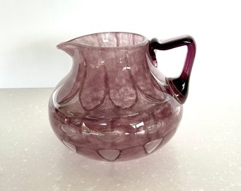 Verlys Glass Pitcher - Jug c1930 - French Glass