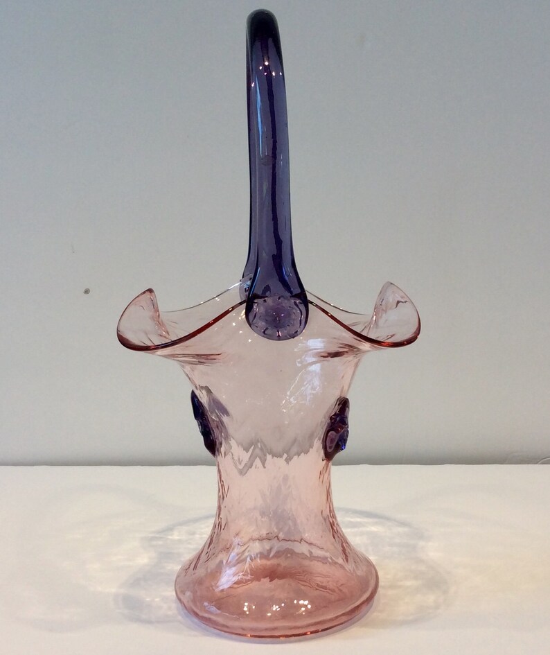 Kralik Glass Vase Herringbone Etsy