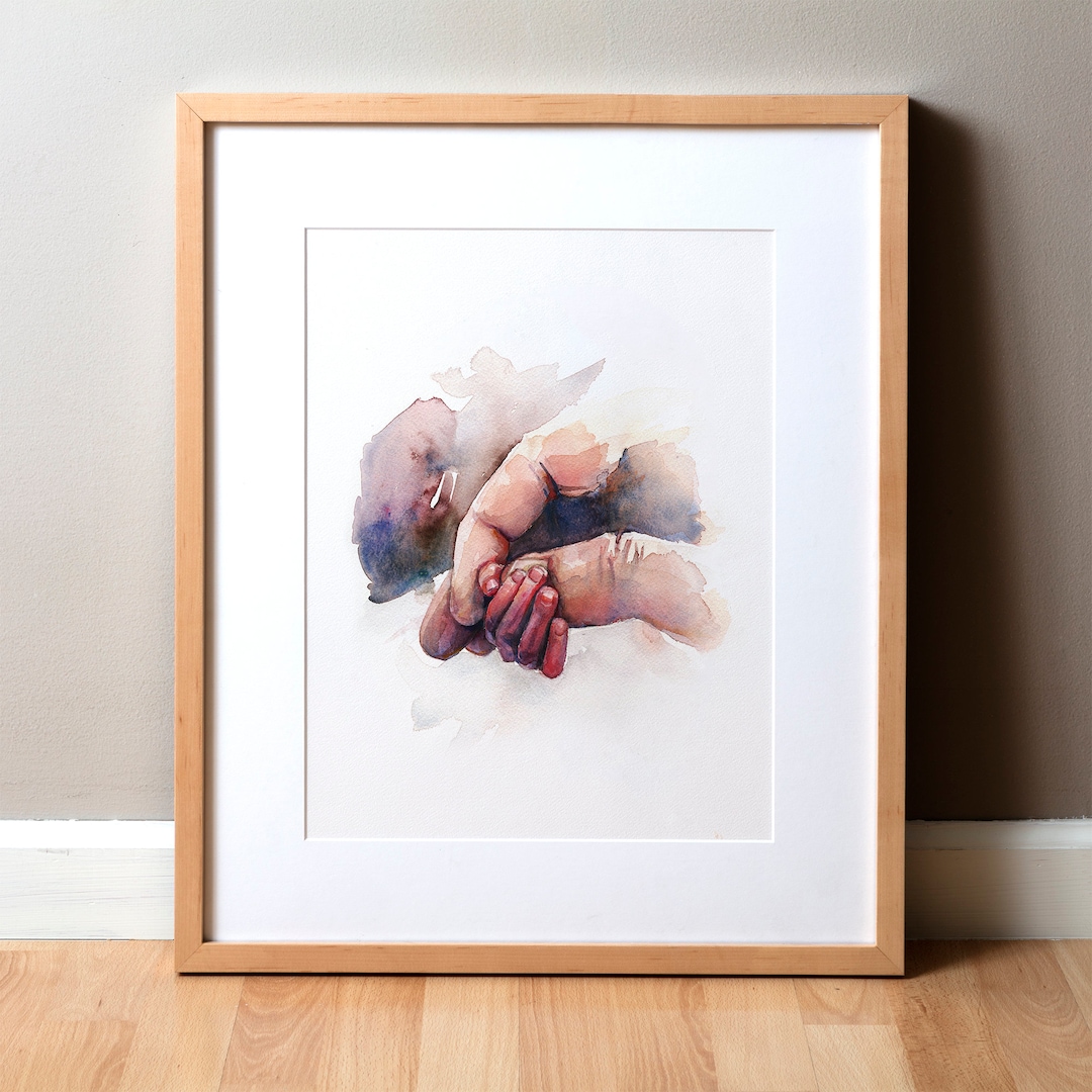 絵画 BABY BABY Baby Footprint Art Print / Koala Animal / DIY Gift Craft
