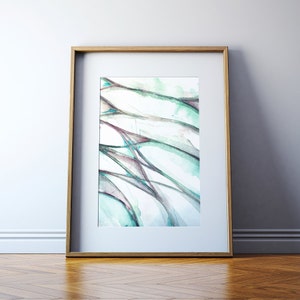 Lumbar Plexus Watercolor Print - Abstract Anatomy Art - Nerve Art - Orthopedic Surgery Art