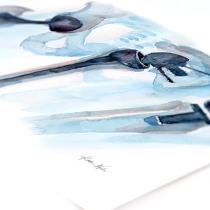 Orthopedics Watercolor Print Orthopedic Surgery Art Medical Art Anatomy Art image 4