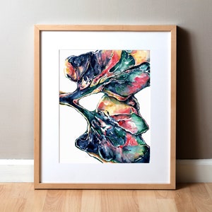 Lung Dissection Watercolor Print - Lung Art - Respiratory Art - Gift for Pulmonologist