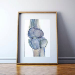 Third Molar Occlusion - Abstract Teeth Occlusion Watercolor Print, Dental and Dentistry Art, Third Molar Occlusion Art Print, Anatomy Art