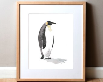 絵画：ANNA．Ｋ　ペンギンと海 絵画：ANNA．K ペンギンと海 - 絵画
