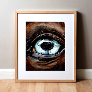 Horse Eye Watercolor Print - Horse Art - Horse Painting - Gift for Veterinarian - Equestrian Art