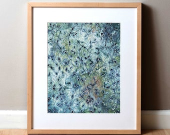 Neurons Watercolor Print - Neurology Art - Brain Art