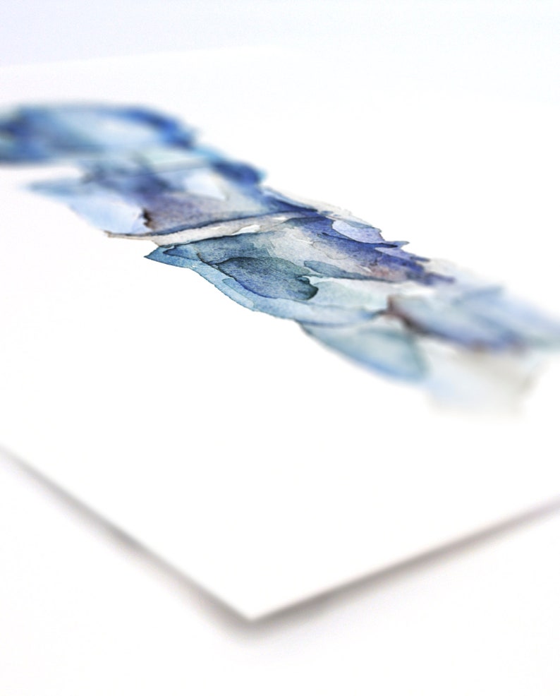 Blue Spine Print Series of 3 Anatomy Art Set 3 Watercolor Prints image 7