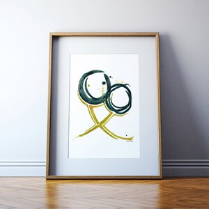 Optic Chiasm Print - Abstract Eye Watercolor - Optometry Print - Ophthalmology Print