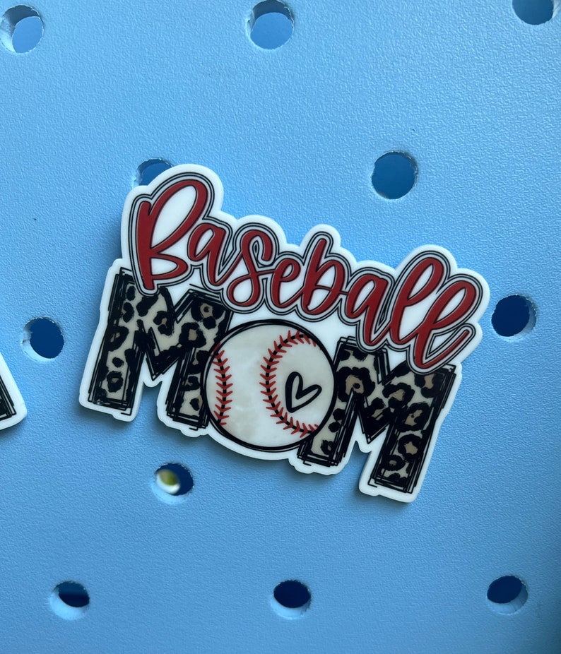 Baseball BOGG Bag Charm Baseball Mom Flush Mount Button Etsy