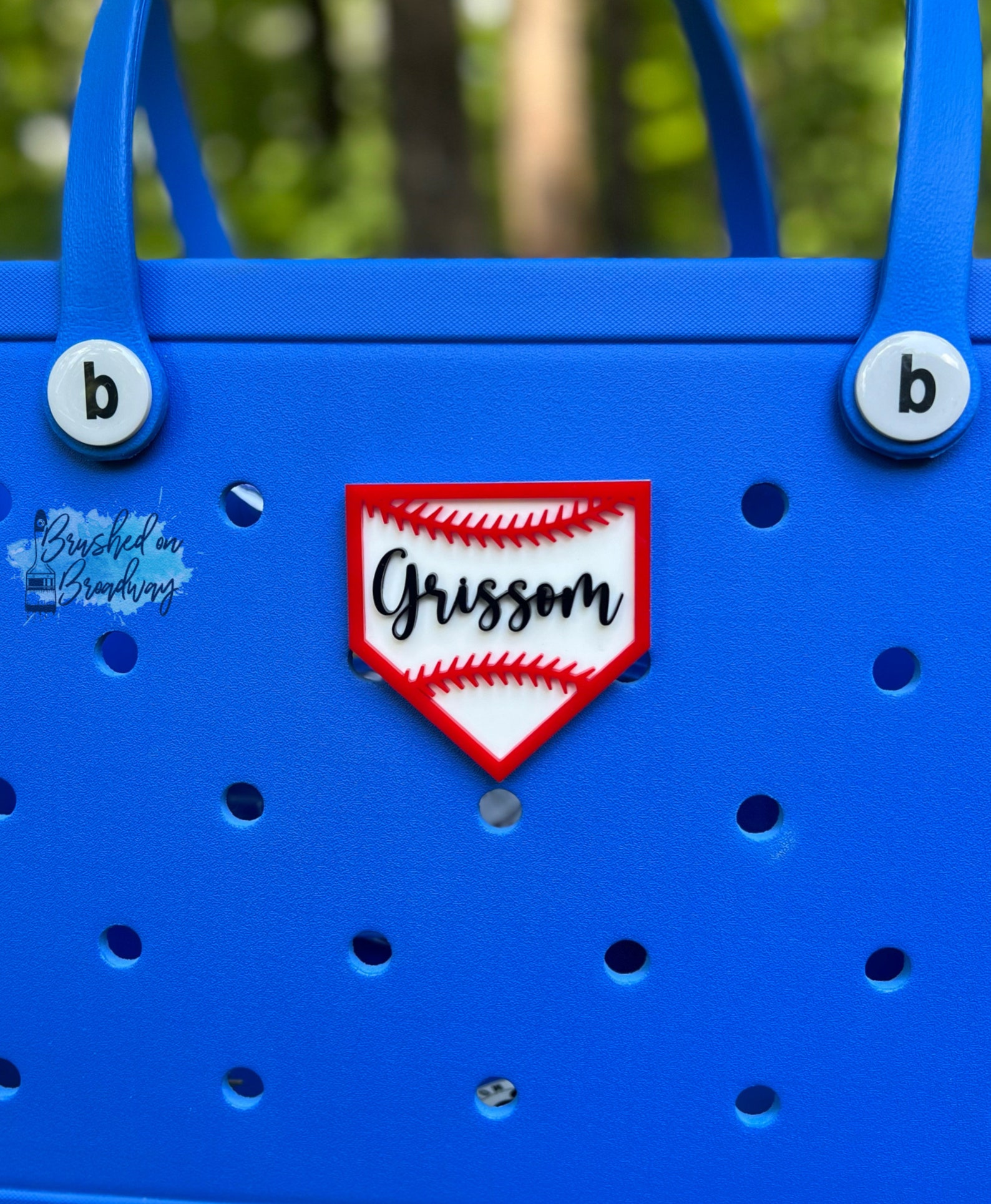 Baseball BOGG Bag Charm Softball BOGG Bag Charm Flush Mount Etsy