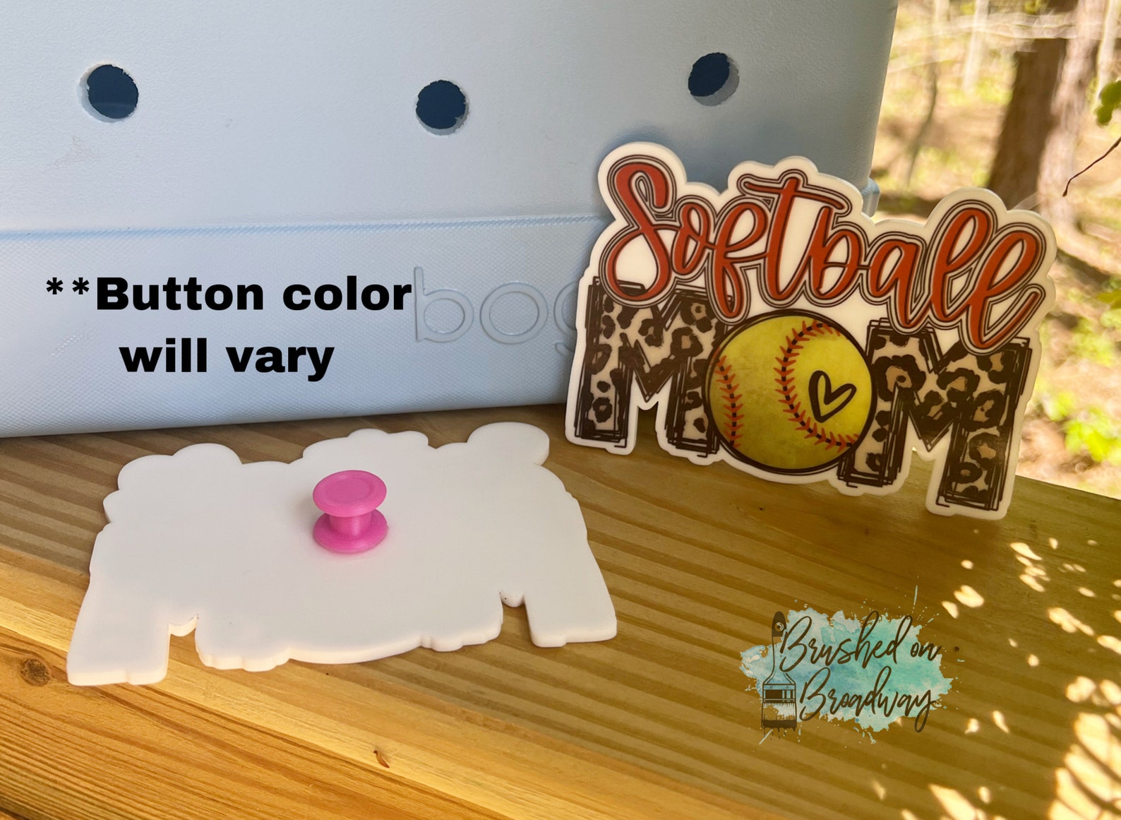 Softball BOGG Bag Bit/charm Cheetah Softball Mom Flush Mount Etsy