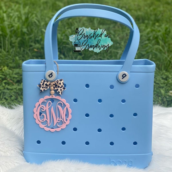 BOGG bag charm|Laser cut monogram|Bogg bag accessories|Simply Southern Bag tag| Bogg bag charm|Bogg bag tag|Car Charm|Rearview mirror charm