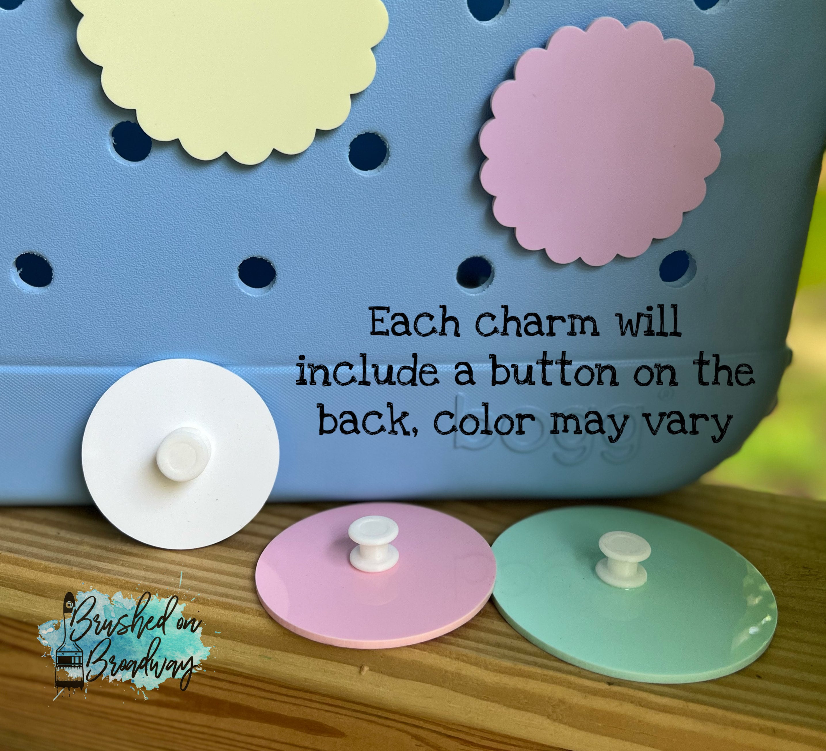 Blank BOGG Bag Charm BOGG Bag Bit Button Charm Popin Bogg Etsy