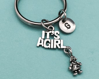 É um chaveiro de menina, é um pingente de menina, chaveiro de bebê, chaveiro personalizado, chaveiro inicial, pingente inicial, personalizado, monograma