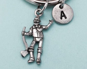 Porte-clés homme en étain, breloque homme en étain, porte-clé personnalisé, porte-clé initial, breloque initiale, personnalisé, monogramme
