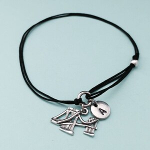 Brooklyn Brücke Armband, Brooklyn-Brücke-Charm-Armband, verstellbare Armband, Bettelarmband, personalisierte Armband anfangsmonogramm