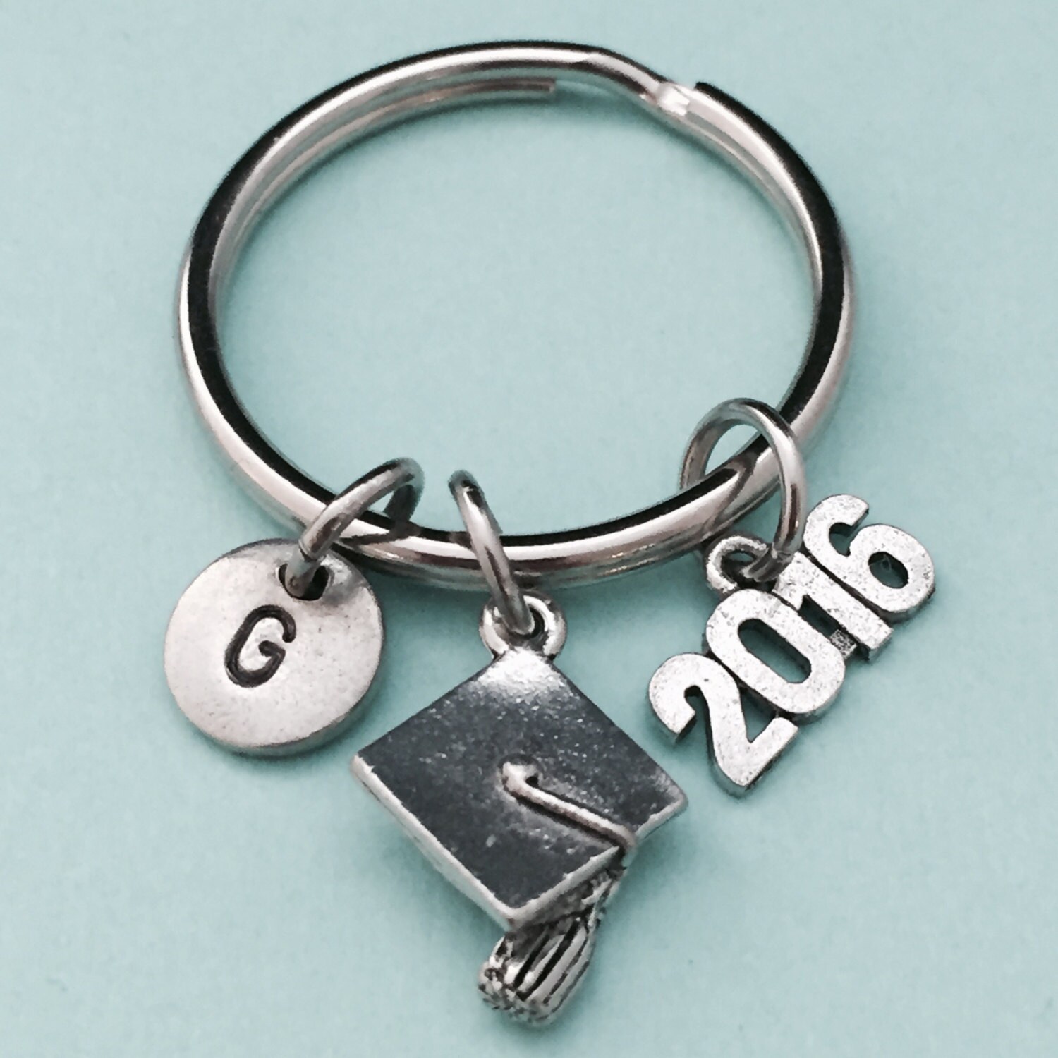 Graduation Keyring Graduation Cap Keychain, Graduation Cap Charm, Graduation Keychain ...
