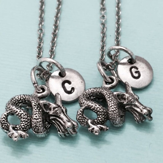 Dragon best 2024 friend necklace