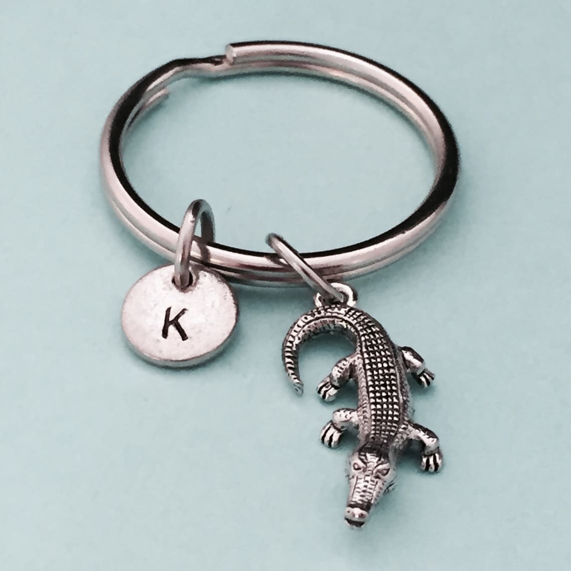 crocodile keyring