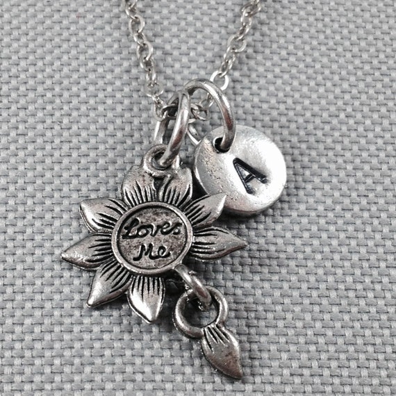 Loves Me, Loves Me Not, Flower Necklace, Flower Jewelry, Couple