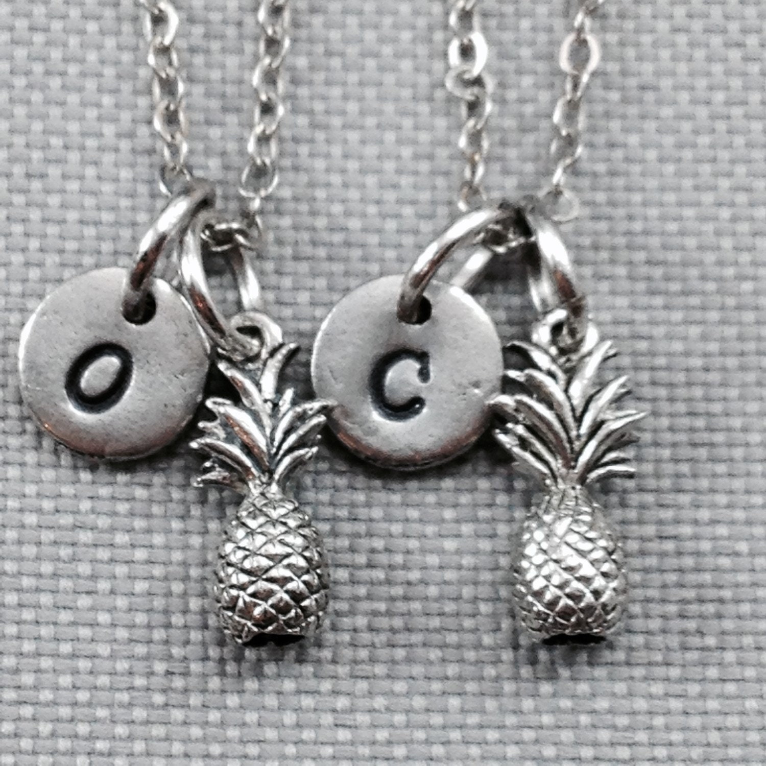 Pineapple friendship necklace sale